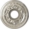 Ekena Millwork Baltimore PVC Medallion (Canopies up to 5 1/4"), 13"OD x 3 1/2"ID x 3/4"P, Bright Coat Chrome CMP13BABCR - alternate 1